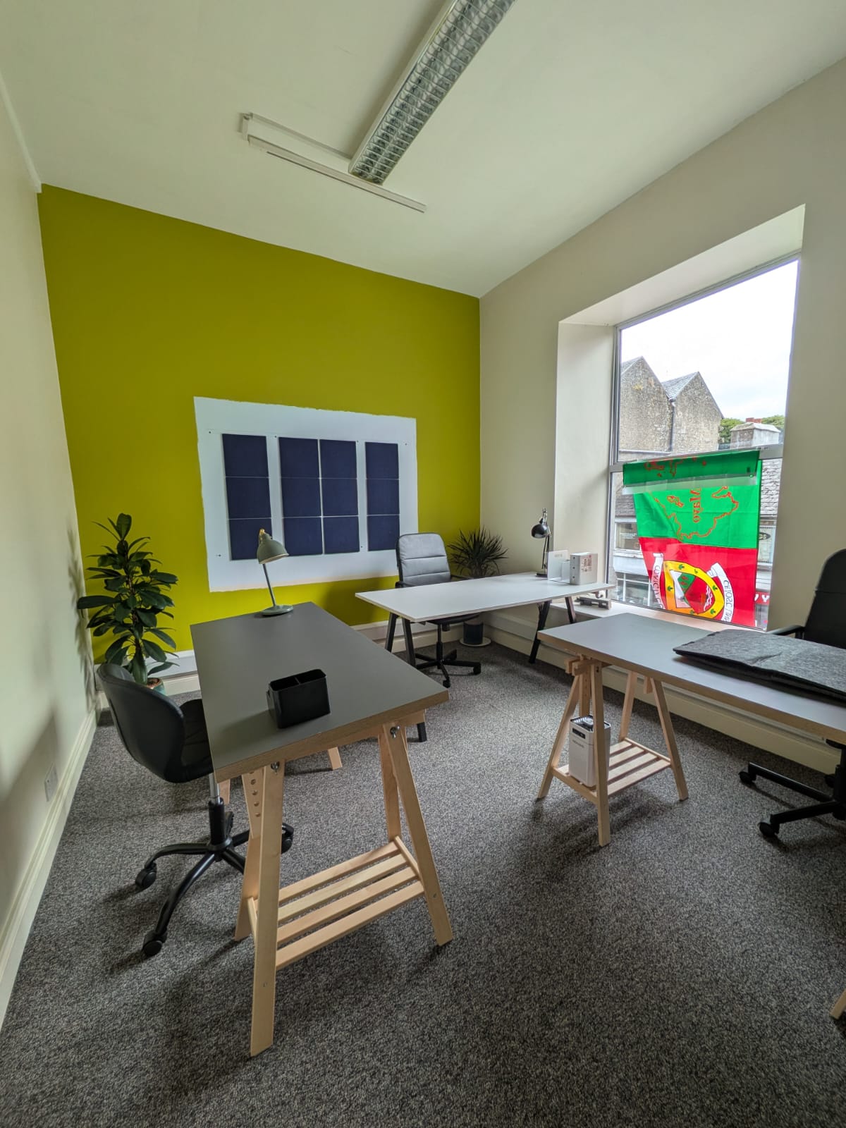 Studio desks, second floor