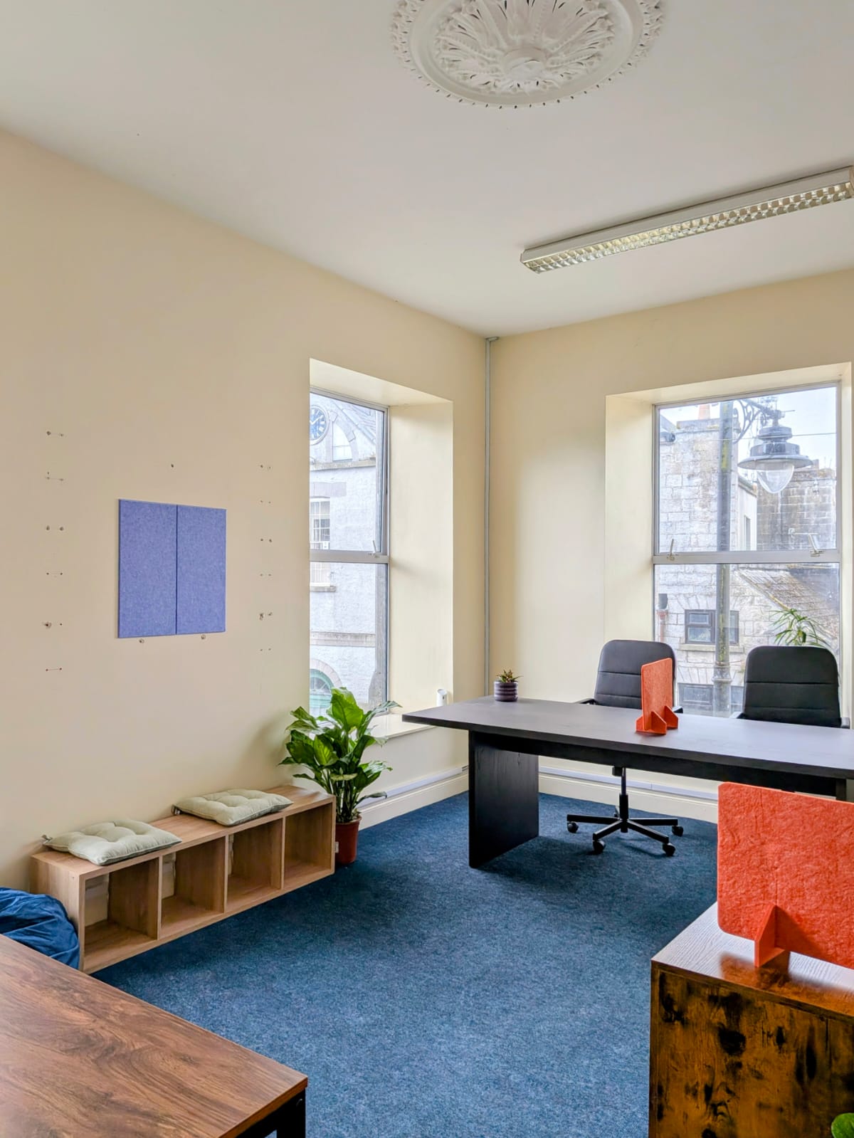 First floor office with a view