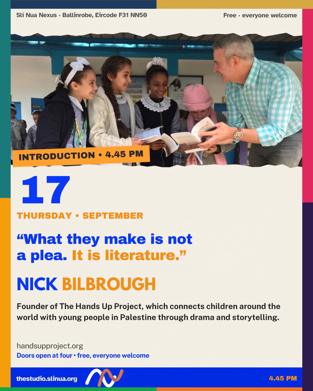 Nick Bilbrough introduces the Hands Up Project