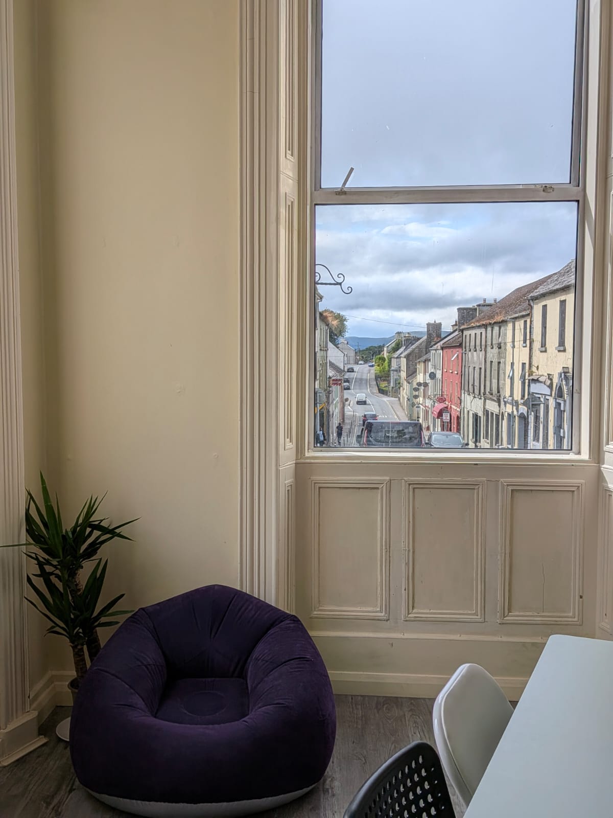 Workshop window on Glebe Street