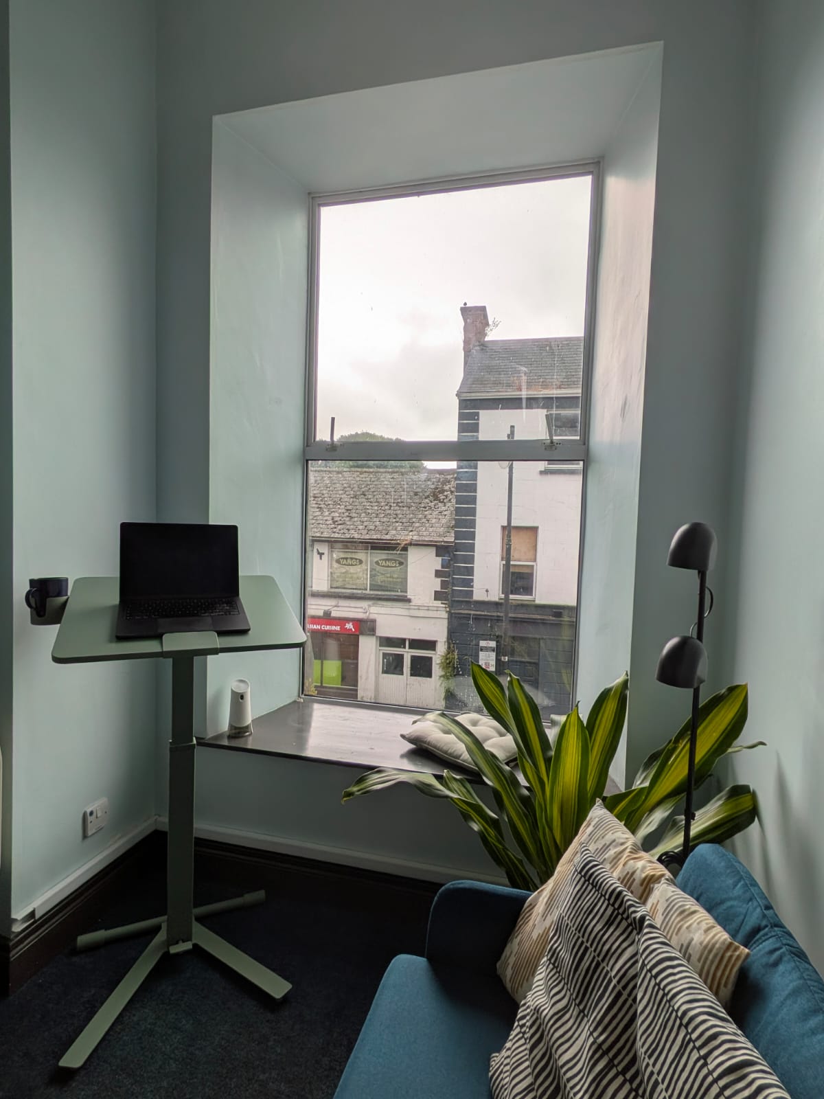 Reading nook, top floor